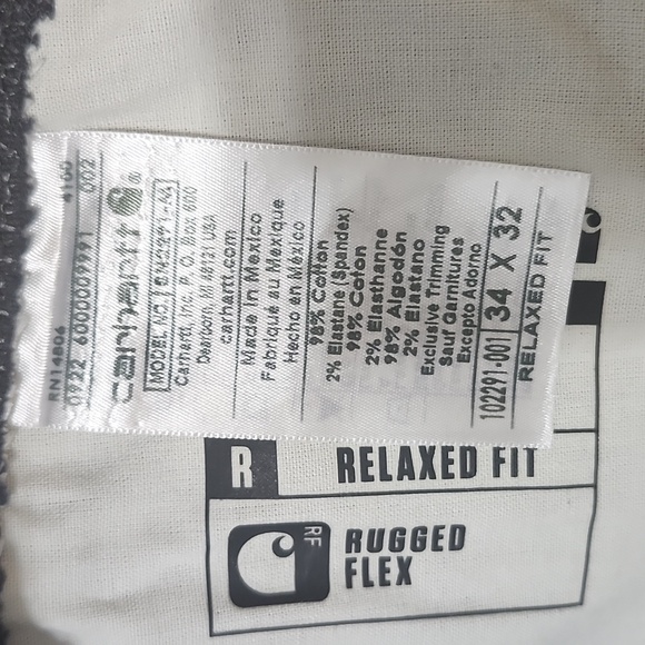 Carhartt Men's Black Chinos - Picture 5 of 10